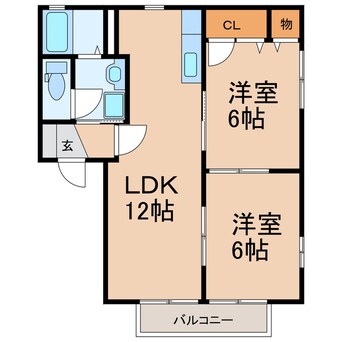 間取図 メゾン・ド・ビジューB