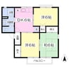 アトリエ参番館 3DKの間取り