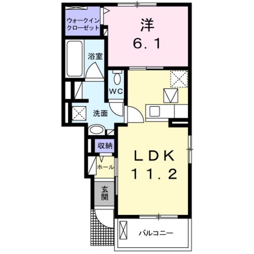 間取図 グレイスＤ