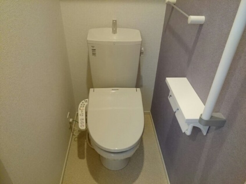 落ち着いた色調のトイレです グレイスＤ