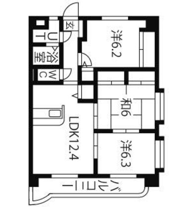 間取図 リリアコート