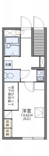 レオパレス青葉 1Kの間取り