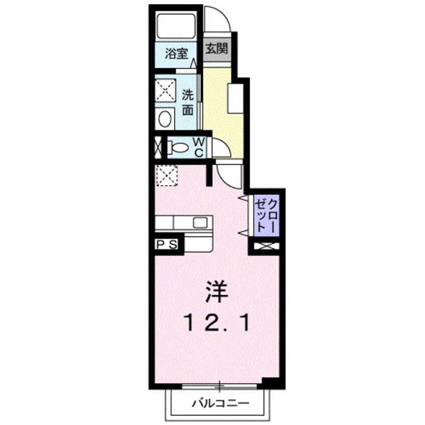 間取図 サニーヒルズ・オカベ