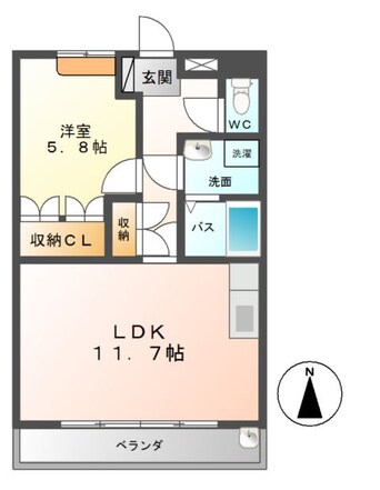 間取図 メゾン・ド・ネイジュⅡ