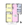 コーポS.Y. 2LDKの間取り