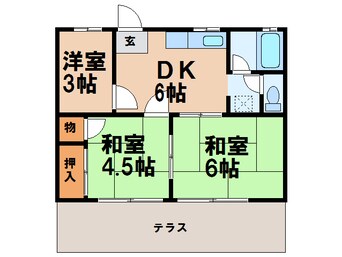 間取図 サンハイツ元西