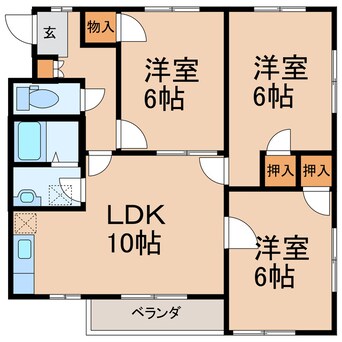 間取図 サン・セーヌ