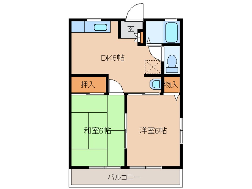 間取図 サンライズA