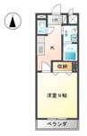 トランジション 1Kの間取り