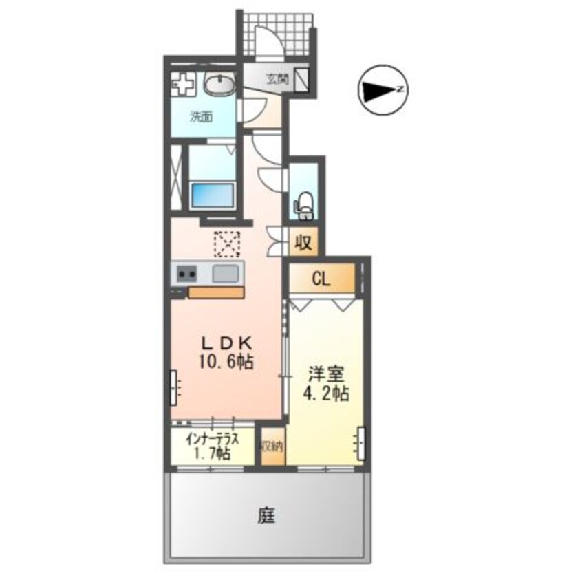 間取図 仮）スターテラスⅡ多功