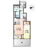 仮）スターテラスⅡ多功 1LDKの間取り