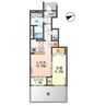 仮）スターテラスⅡ多功 1LDKの間取り