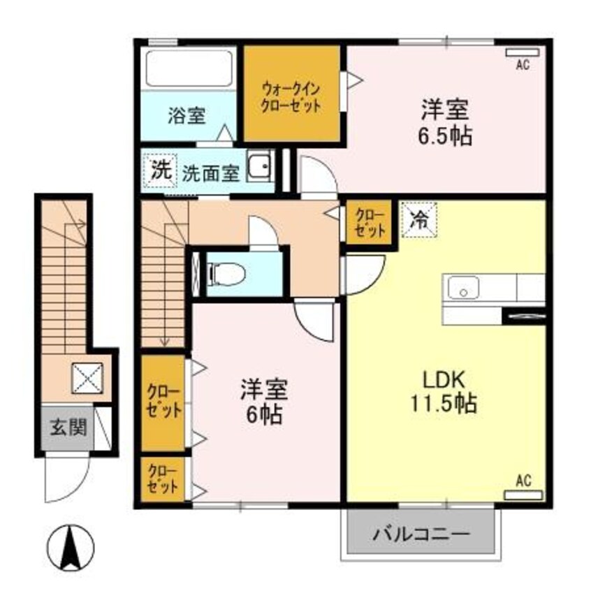 間取図 プロムナードさくら Ｃ