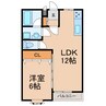 アベニューヒルズ 1LDKの間取り