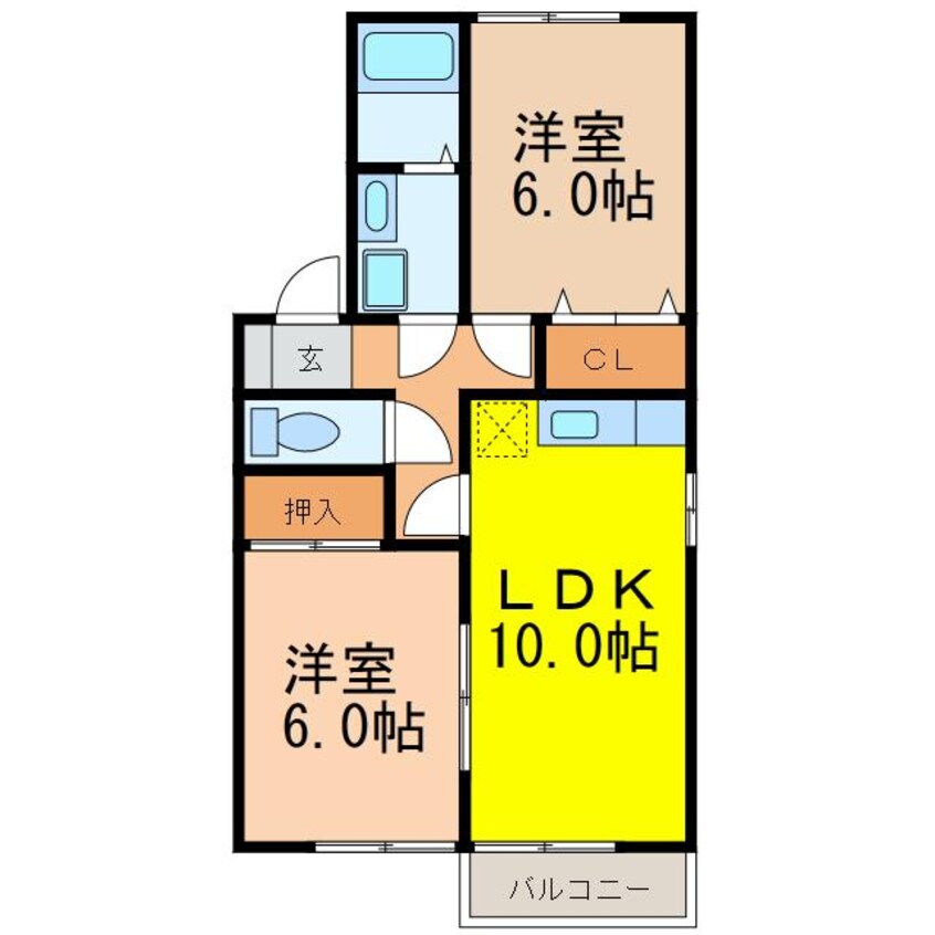 間取図 プリヴェイル