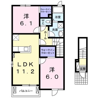 間取図 フィランソロピー２　Ａ