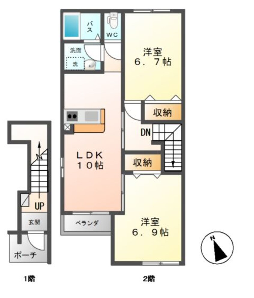 間取図 コンフォール