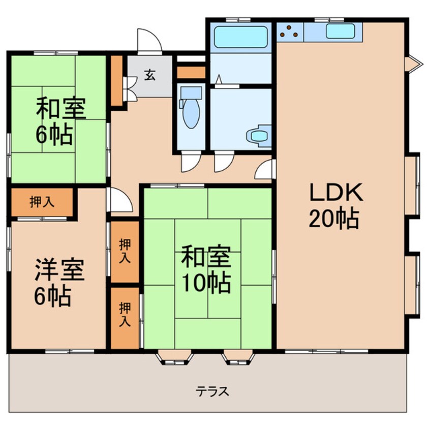 間取図 メディカルハイツ