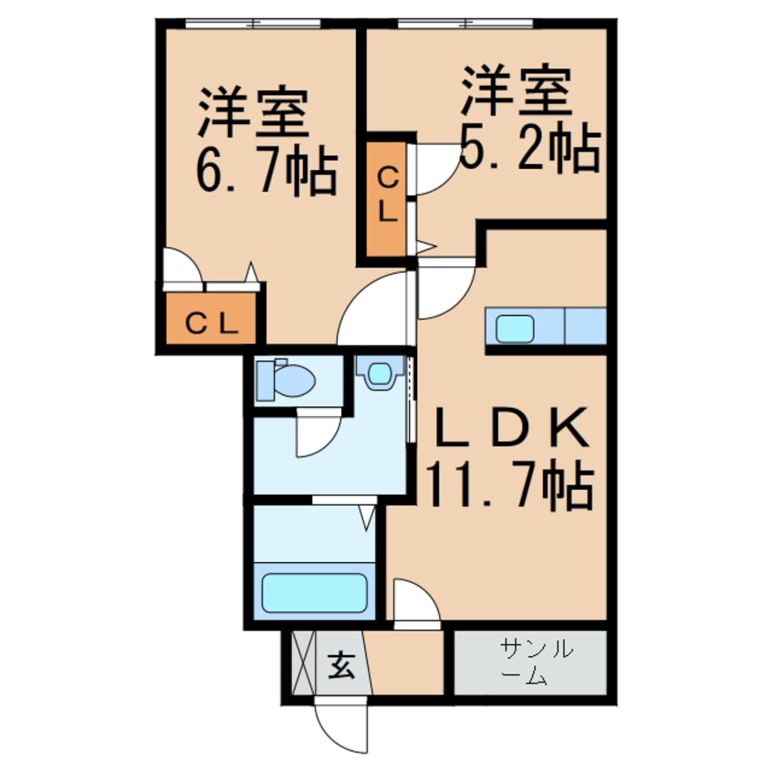 間取図 メゾン・キング