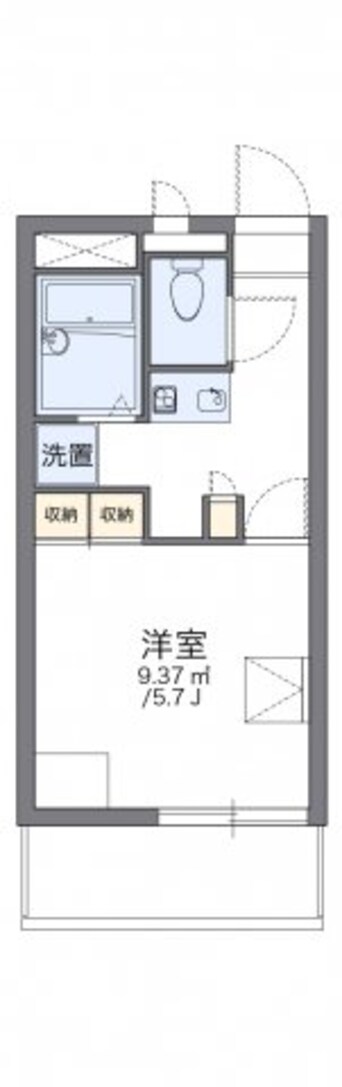 間取図 レオパレスアートＵ