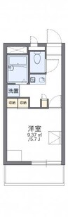 レオパレスアートＵ 1Kの間取り