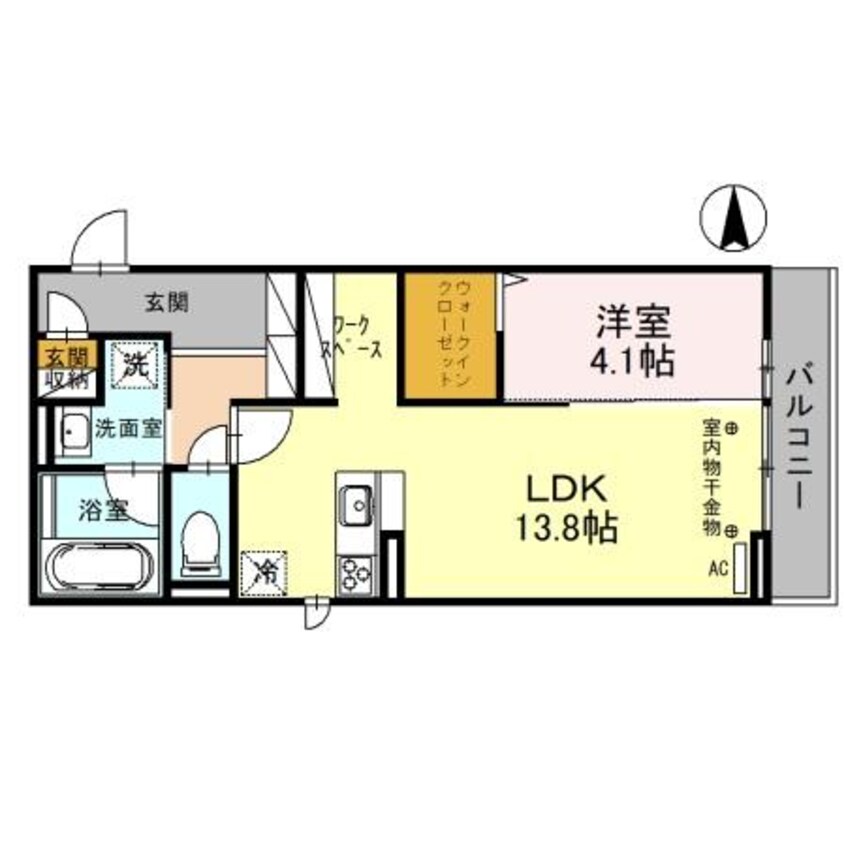 間取図 D-NORTH