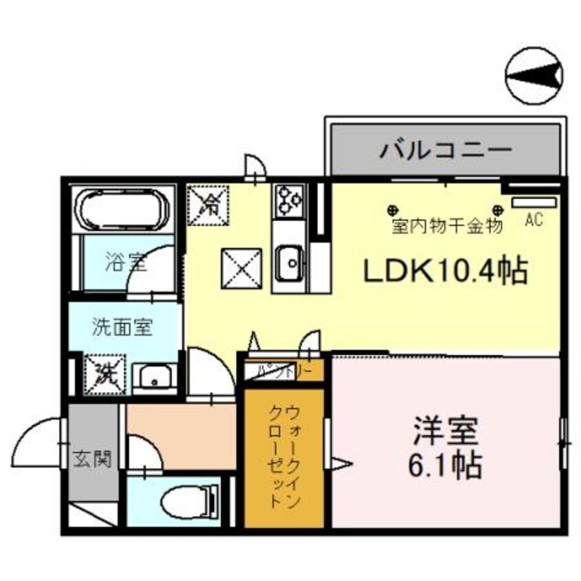 間取図 D-SOUTH