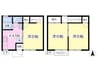 タウンハウス扇 3Kの間取り