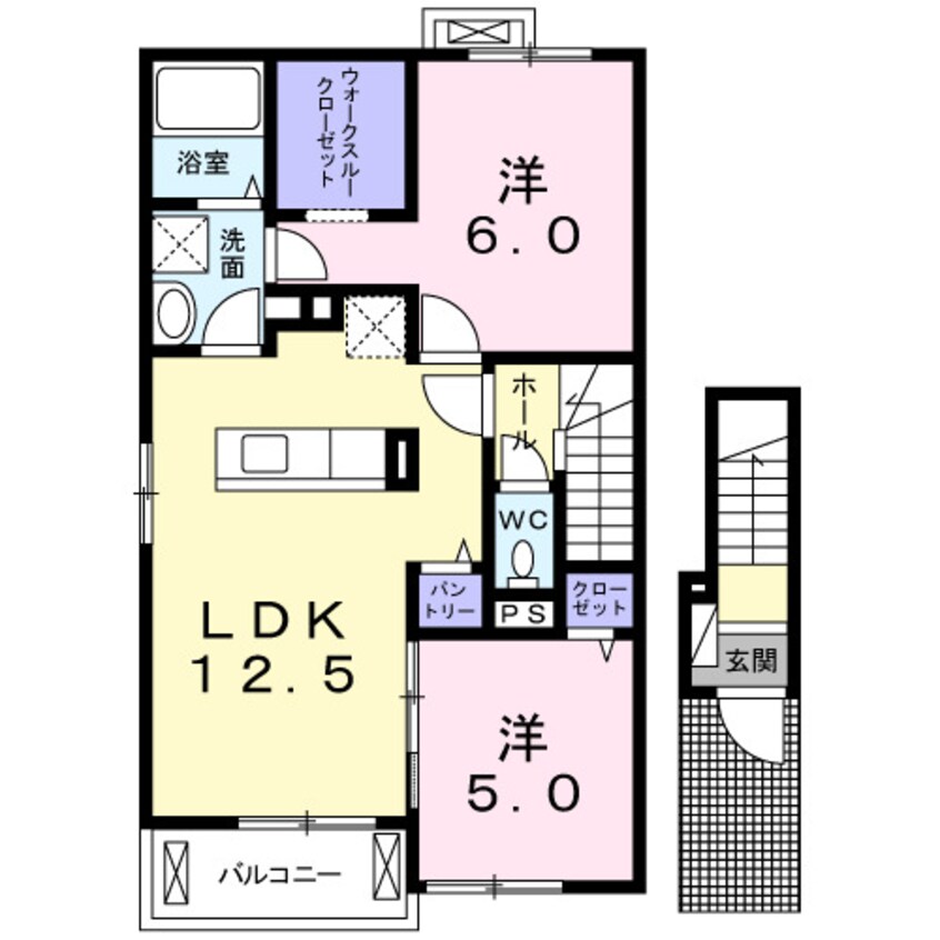 間取図 エテルノ　サンシャインⅢ