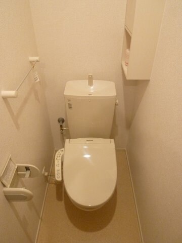 落ち着いた色調のトイレです エテルノ　サンシャインⅢ