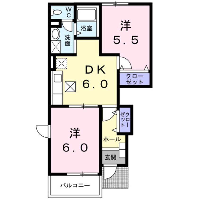 間取図 ヴィラ星の宮