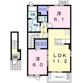 間取図 ラフレシール　Ｉ＆Ｋ