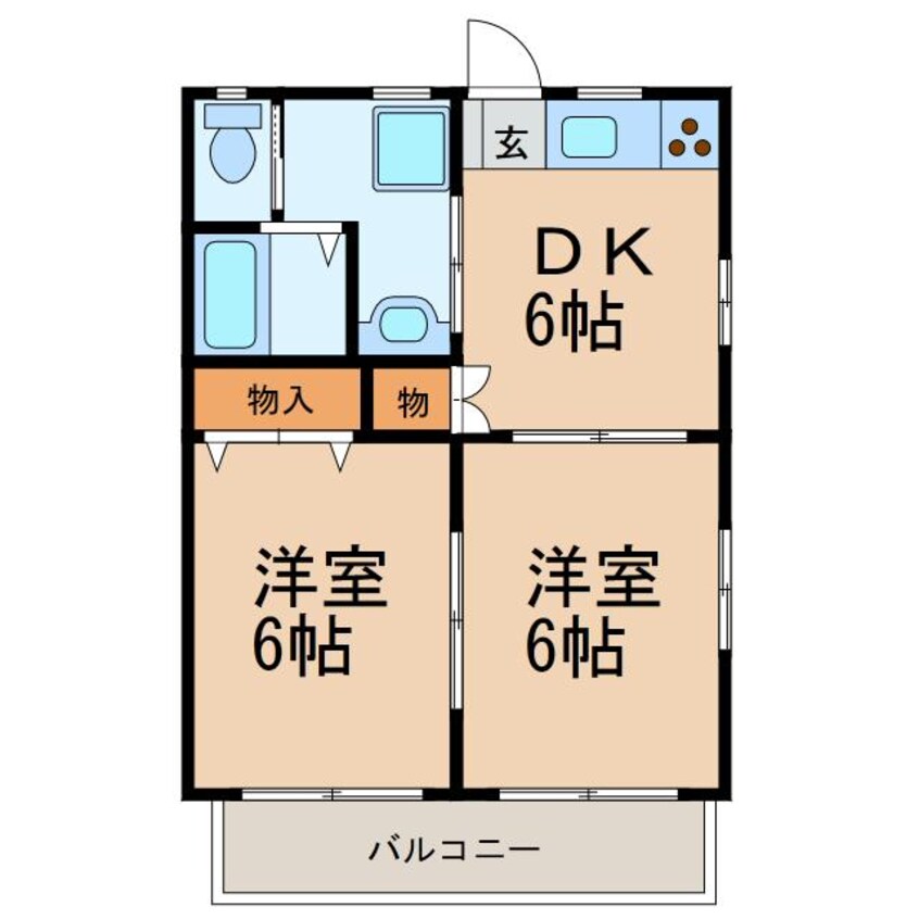 間取図 ハイツ石川