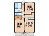 Ｋ３マンション 2LDKの間取り