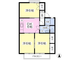 間取図 ベルメゾンＡ棟