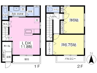 間取図 フレアージュＳｉｗｏｎＣ