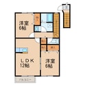 サンシティ　Ａの間取図