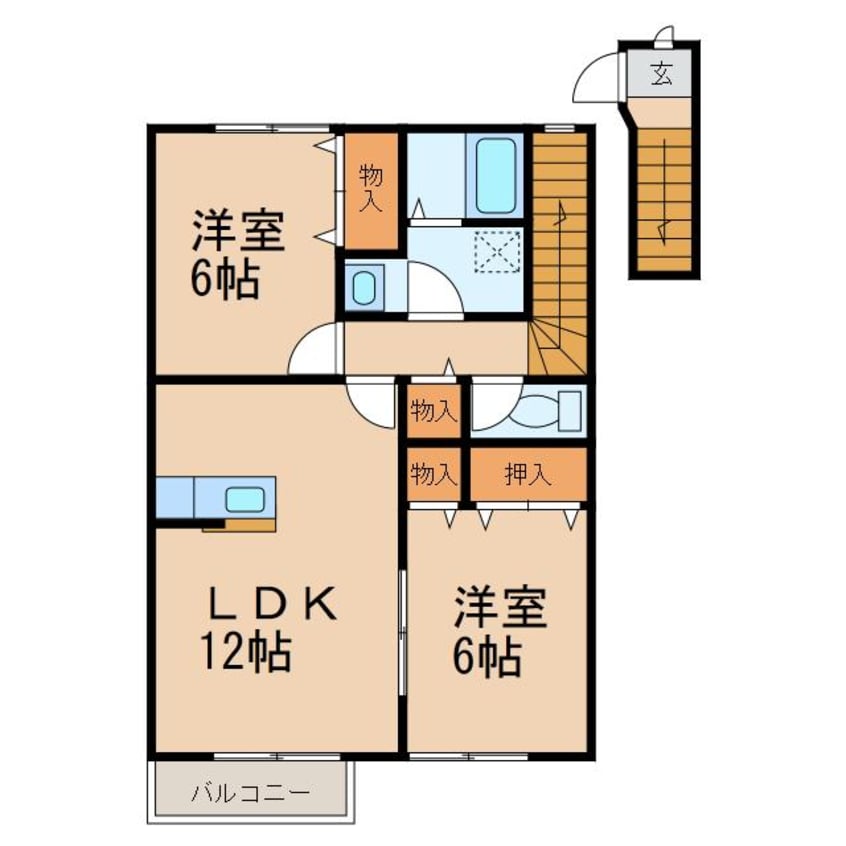 間取図 サンシティ　Ａ