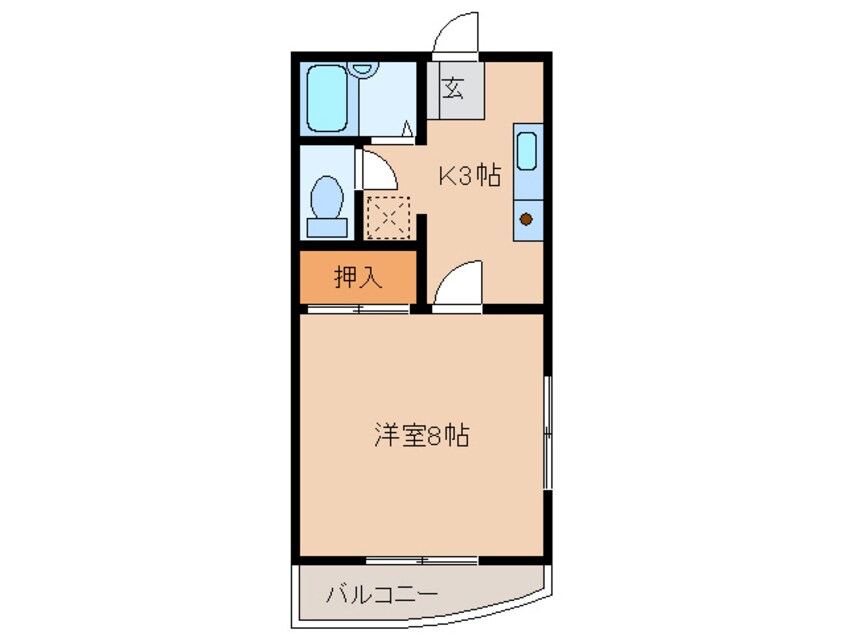 間取図 レジデンスヨコマツ