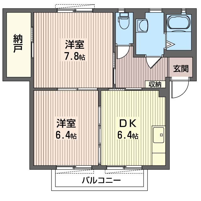 間取り図 クレストコートⅡ