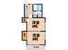 ラフィネやじま 2Kの間取り