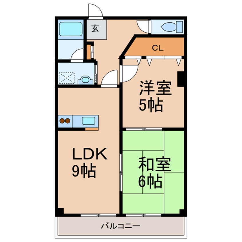 間取図 カーサアリーナ