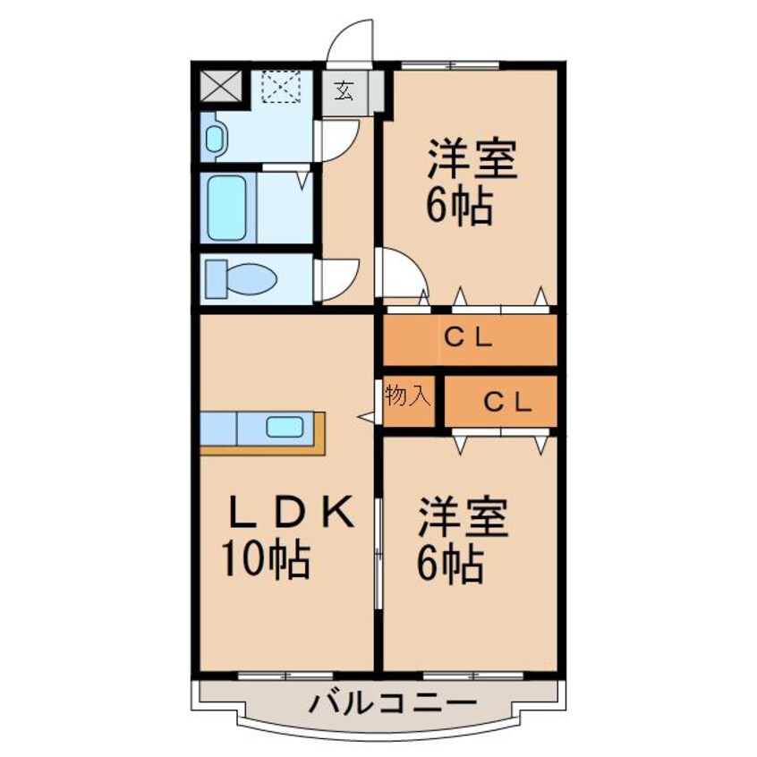 間取図 リリアコート