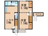 メッツ国分寺　Ⅰ 2LDKの間取り