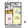 オッツ グレース 1LDKの間取り
