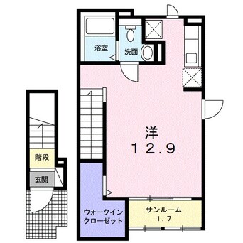 間取図 カーサプラシード　Ⅲ