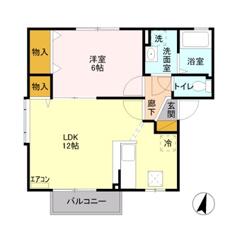 間取図 シュロス Ⅰ番館