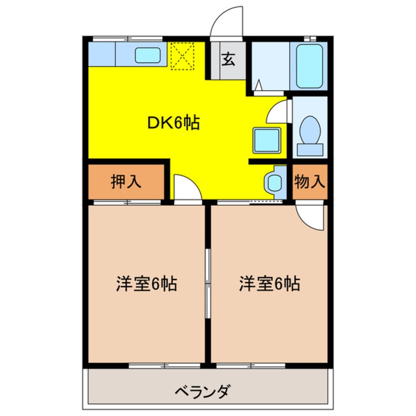 間取図 ファミリータウンD