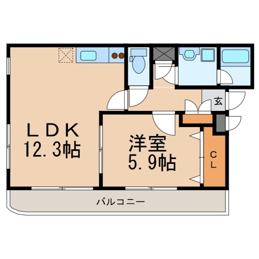 間取図 レジデンスT&K