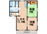 ブラニッシュハイツ　C 2LDKの間取り